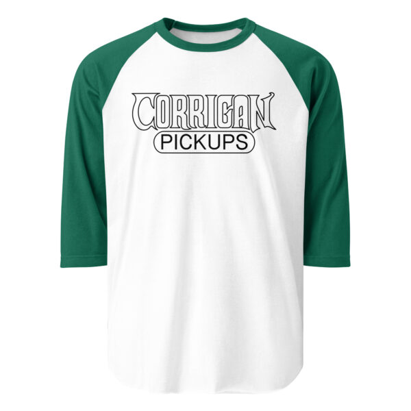 unisex-34-sleeve-raglan-shirt-white-kelly-front-69271214a7633.jpg Corrigan Pickups BaseBall T