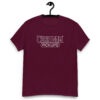 unisex-classic-tee-maroon-front-691796f02f86f.jpg Corrigan Pickups Classic Logo T
