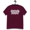 unisex-classic-tee-maroon-front-69179de222967.jpg Corrigan Pickups Death Metal T