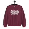 unisex-crew-neck-sweatshirt-maroon-front-69271677b7c2d.jpg Corrigan Pickups Crew Nck Sweater, Death Metal