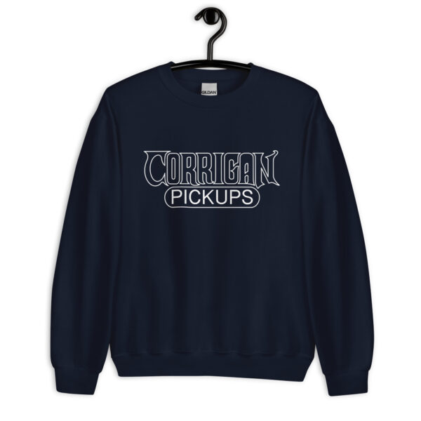 unisex-crew-neck-sweatshirt-navy-front-6927177268409.jpg Corrigan Pickups Crew Neck Sweater, Classic Logo