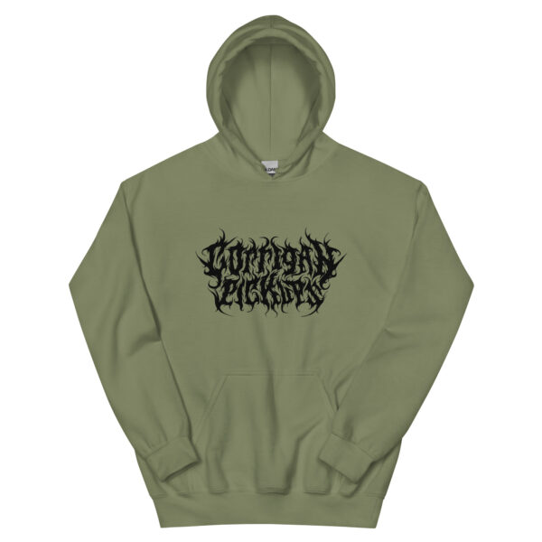 unisex-heavy-blend-hoodie-military-green-front-69270965dd77a.jpg Corrigan Pickups Death Metal Hoodie